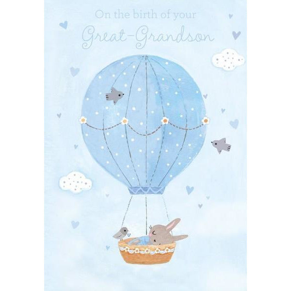 Great Grandson New Baby Card