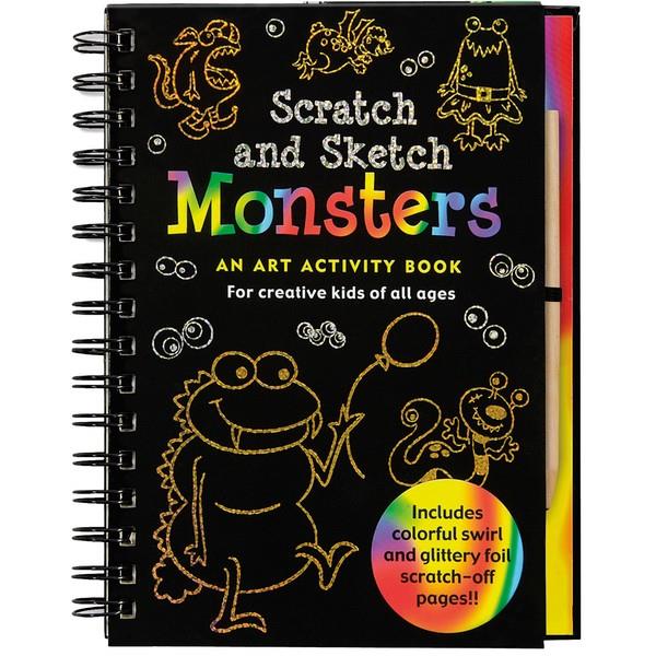 Monsters Scatch And Sketch | Activity Book | The Gifted Type