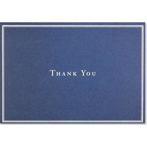 Navy Blue Thank You Notecards