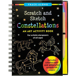 Constellations Scratch And Sketch | Activity Book | The Gifted Type