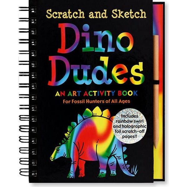 Scratch & Sketch Activity Book | Dino Dudes