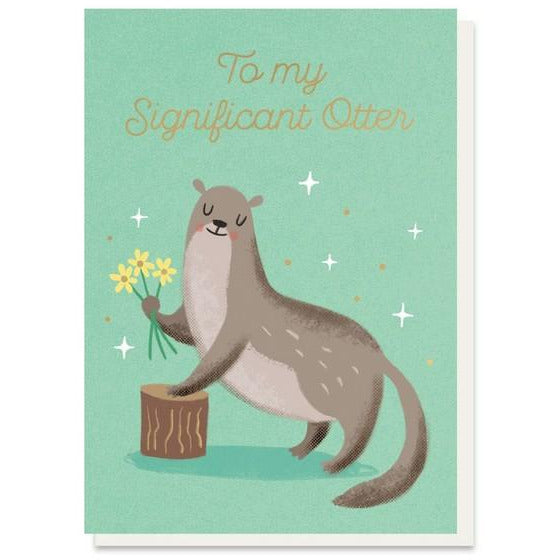 Significant Otter Love Card