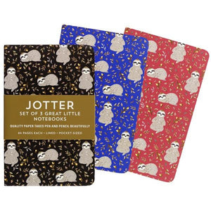 Sloths - Jotter Notebooks Set of 3