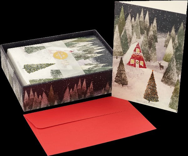 Snowy Evening Boxed Holiday Cards