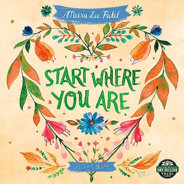 2023 Start Where You Are Wall Calendar