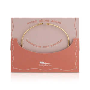 Lucky Feather Connection Cuff Bracelets