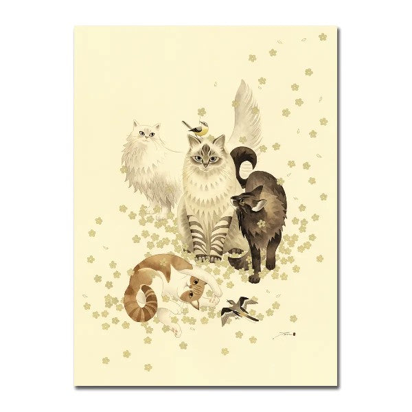 Superiority Cats Birthday Card