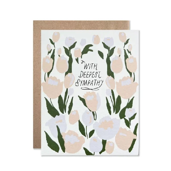 Tulips Sympathy Card