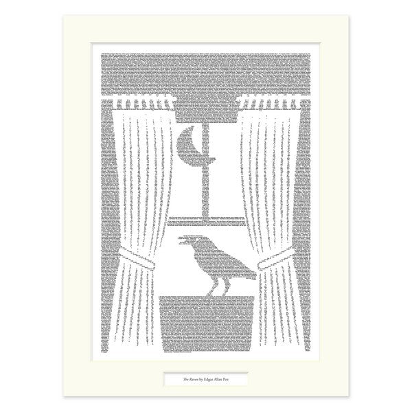 Litographs Matted Print | The Raven