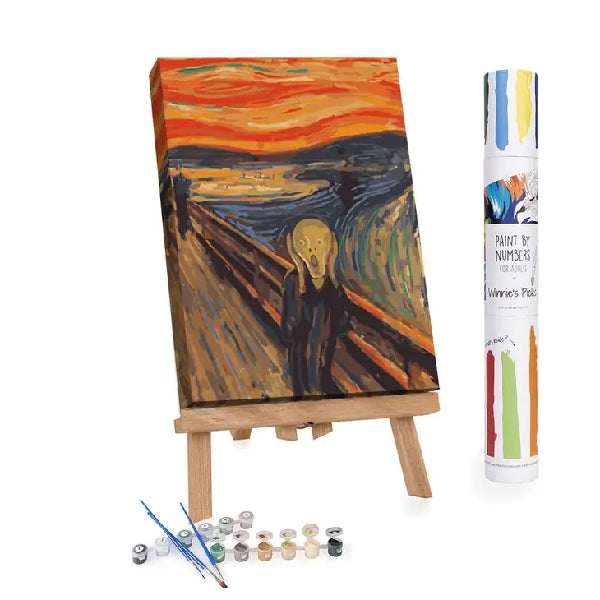 The Scream by Edvard Much DIY Paint By Numbers Kit