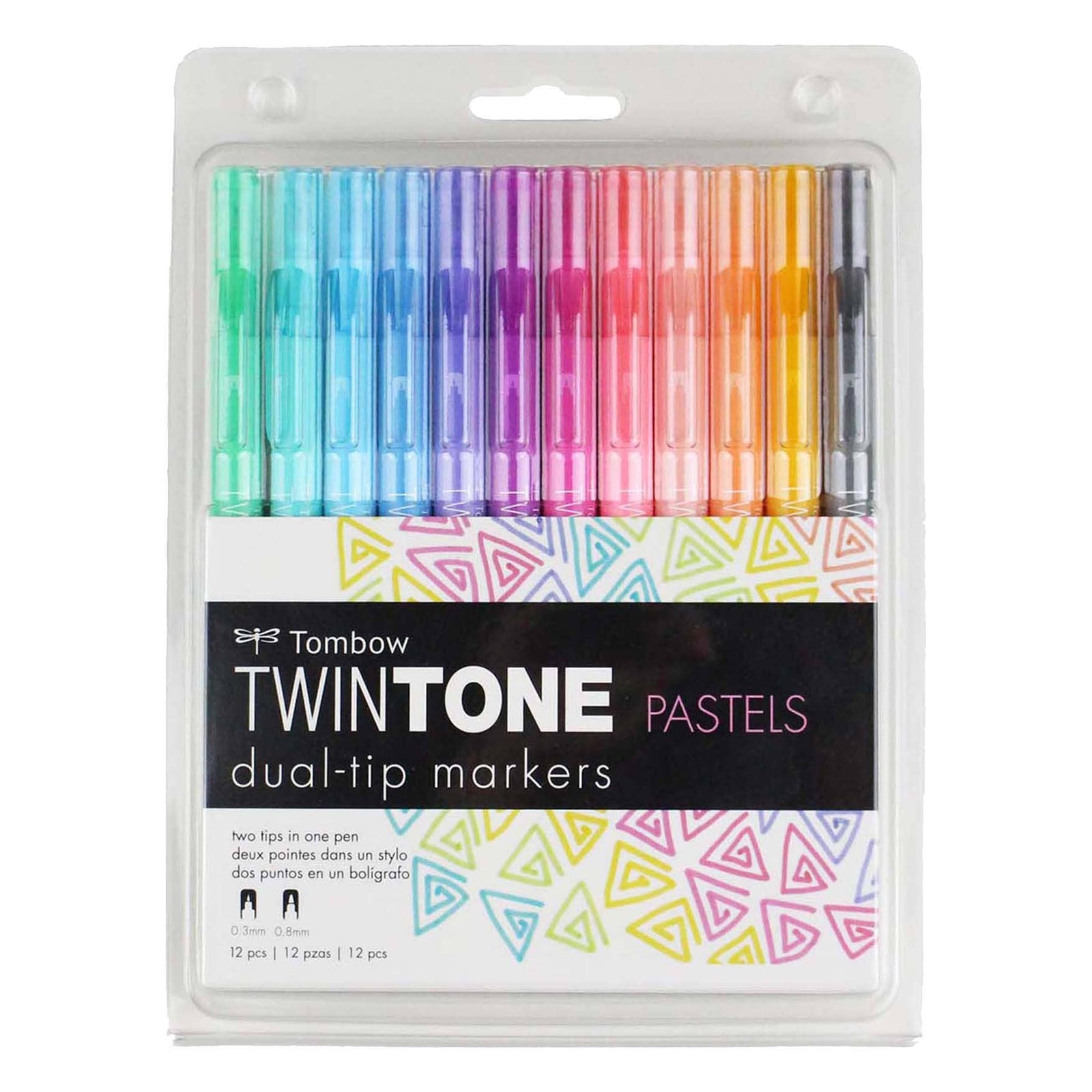Tombow Twintone Pastels Marker Set