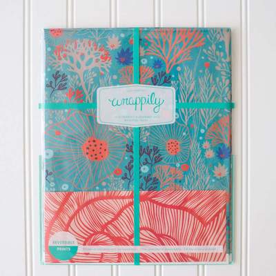 Wrappily Eco Gift Wrap | Underwater Flora