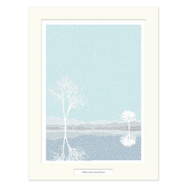 Litographs Matted Print | Walden