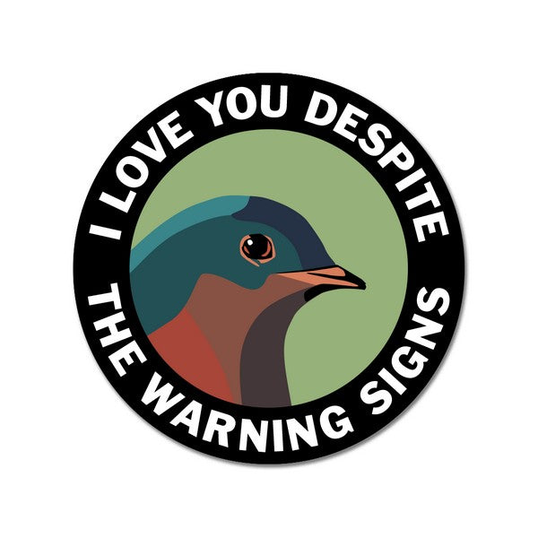 Warning Signs - Sticker