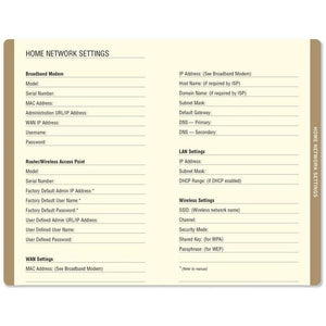 Watercolour Sunset - Internet Address & Password Logbook