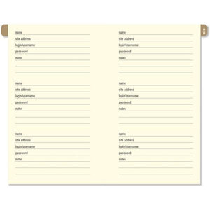 Watercolour Sunset - Internet Address & Password Logbook