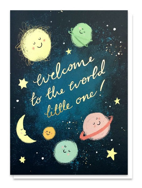 Welcome To The World Baby Card