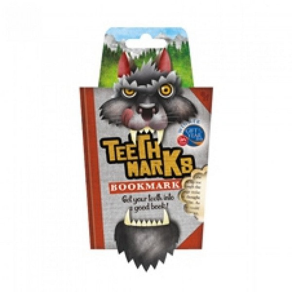 Wolf Teethmark Kids Bookmark